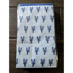 32 CT Lobster Guest Towel Paper Napkins Disposable 3 Ply Dining Party Roobee